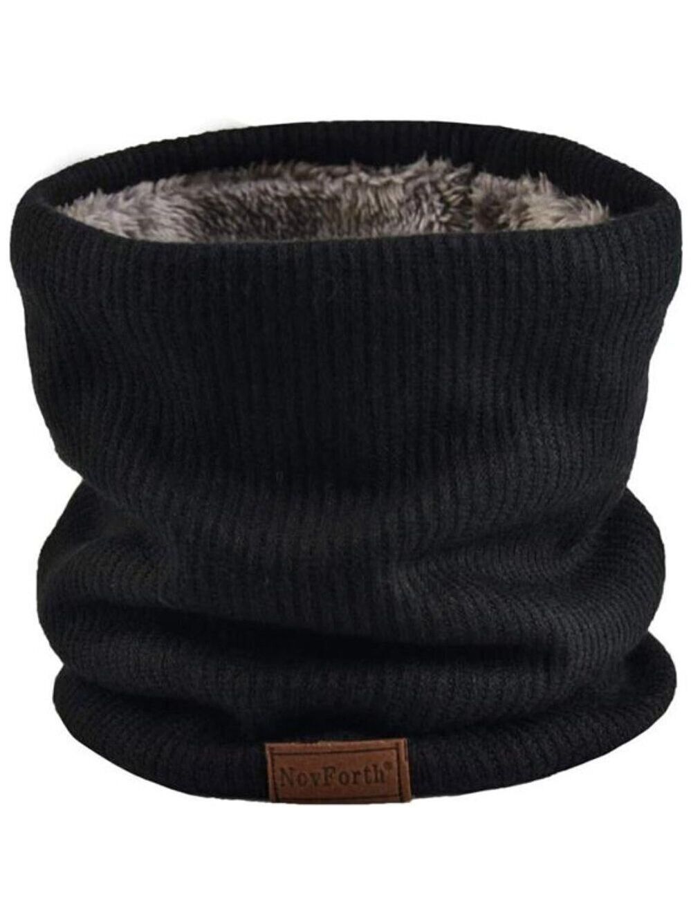 Winter Ski Neck Warmer for Men – Thick Fleece Thermal Cold Weather Gaiter